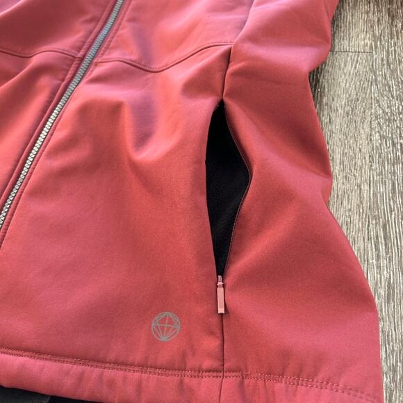 Mondetta Outdoor Project Adventure Dark Orchid Jacket Hooded Softshell S/P VGUC - Picture 6 of 13